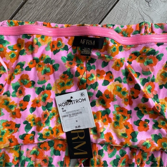 AFRM Pink Ditsy Floral France Corset Top Strapless | NWT | Size: Medium - Picture 3 of 6